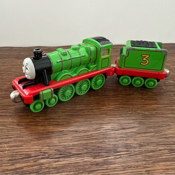 HENRY and TENDER Thomas The Train Friends Take n Play Along Die Cast Metal Cars - Picture 2 of 11